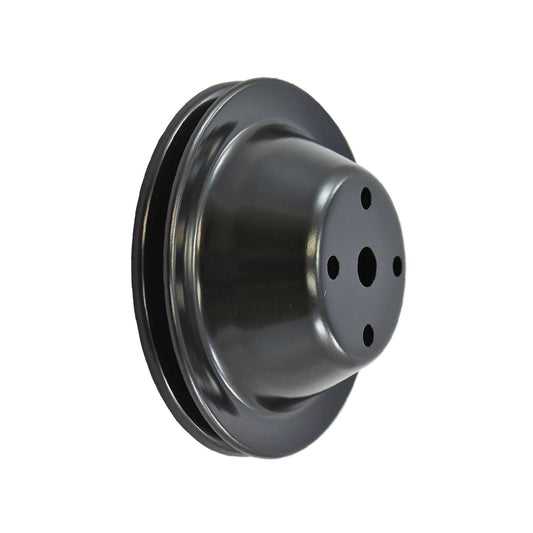 Chevy Small Block Single-Groove Steel Long Water Pump Pulley