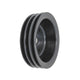 TSP_Chevy_Small_Block_Short_Water_Pump_3-Groove_V-Belt_Crankshaft_Pulley_Black_Steel_SP8963