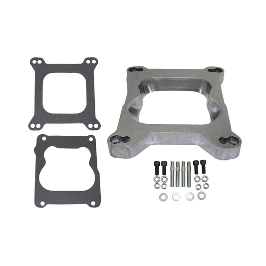 TSP_3_4_Aluminum_Open_Port_Square_Bore_To_Quadrajet_Carburetor_Adapter_Kit_SP9130