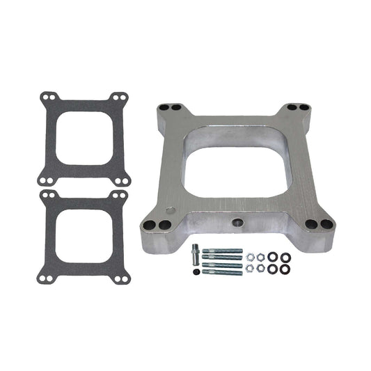 1" Aluminum Square Bore 4BBL Carburetor Spacer