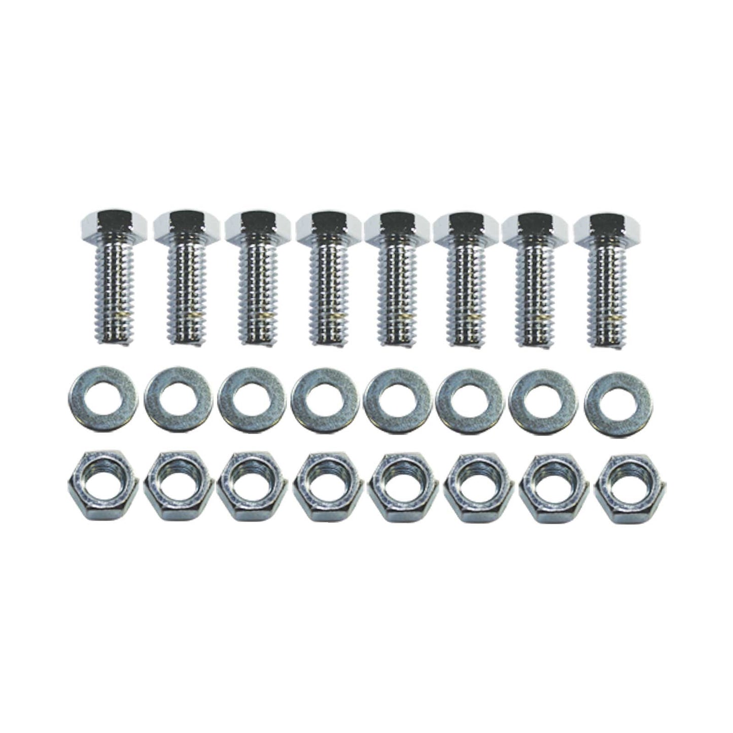 TSP_Header_Collector_Bolt_Kit_Hex_Head_Chrome_Steel_SP9822